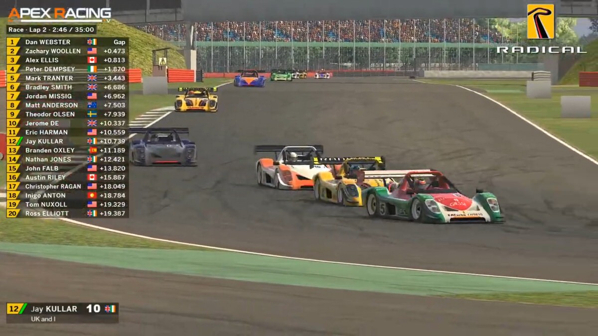 Action at every turn for iRacing Invitational Round 2